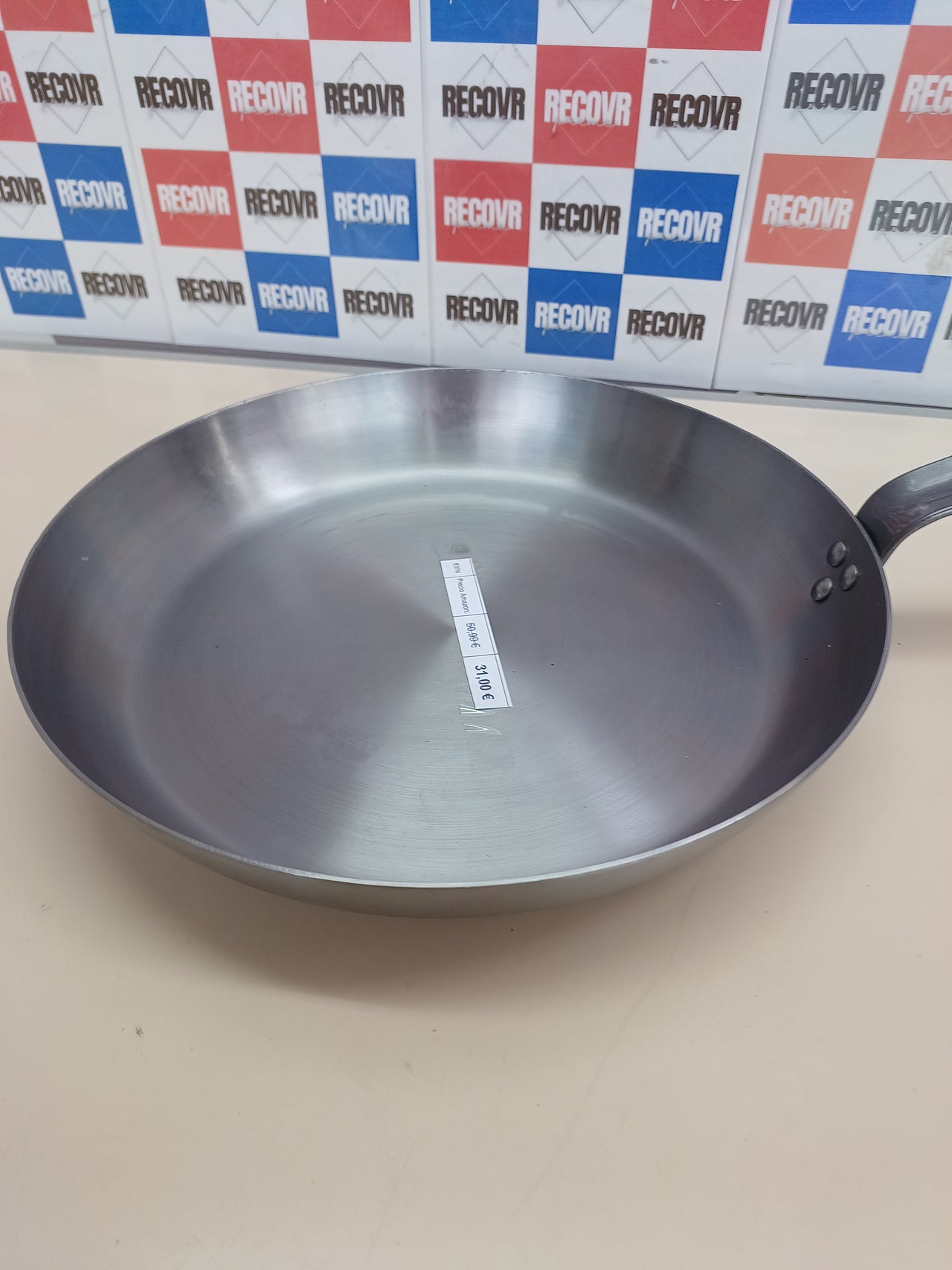 Sartén hierro 36cm inducción ecológica Lacor Ferrum