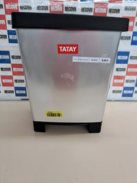 Cubo basura 21L pedal plástico BPA gris Tatay