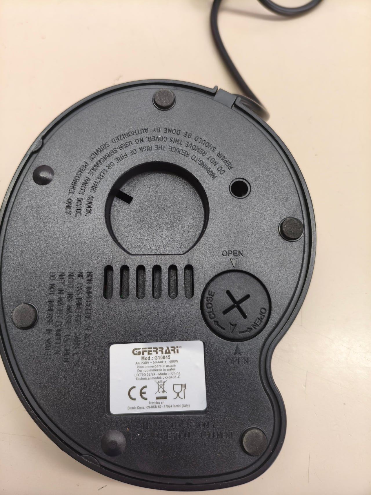 Cafetera moka eléctrica programable para 3 tazas