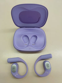 Auriculares inalámbricos abiertos JBL Sense Lite violeta con gancho para oreja