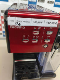 Cafetera espresso Breville Prima Latte II VCF109X roja