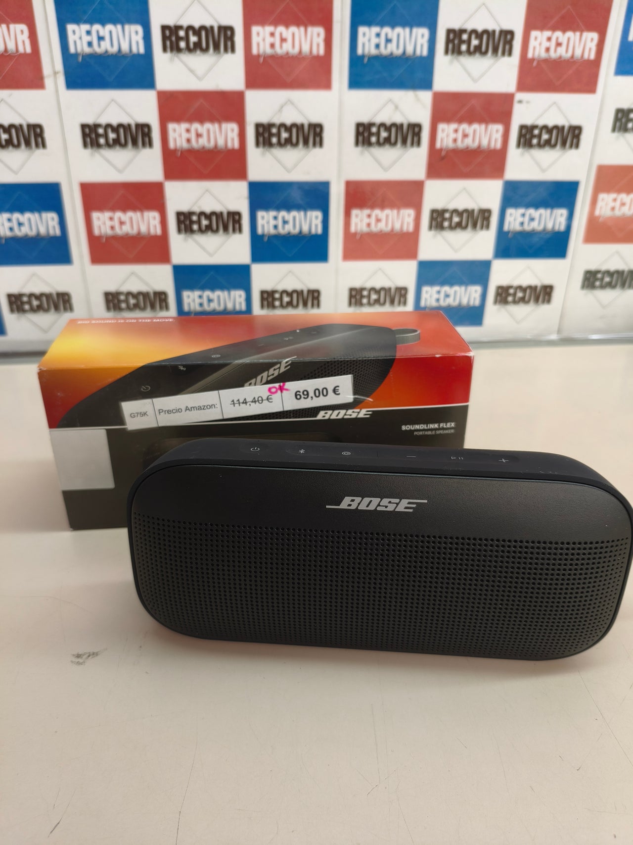 Bose SoundLink Flex 2.ª gen., altavoz Bluetooth, 12 h, negro