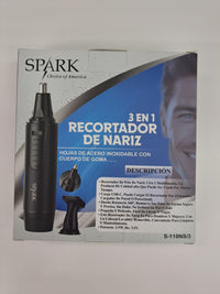 Recortador de pelos nariz, orejas y cejas 3E.