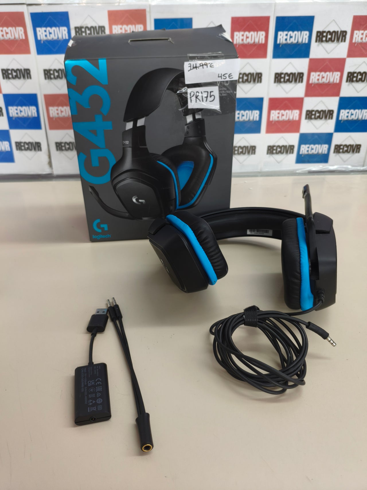 Auriculares gaming Logitech G432; sonido 7.1
