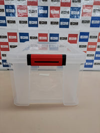 Caja almacenamiento 17 L transparente apilable – Sundis