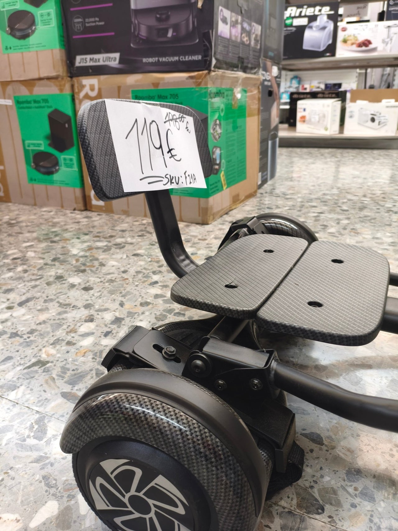 SISIGAD, hoverboard 6,5" con hoverkart, Bluetooth y LED
