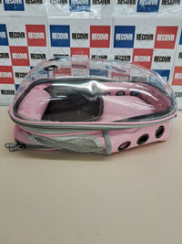 Mochila transportín gatos transparente ventilada – Petcute