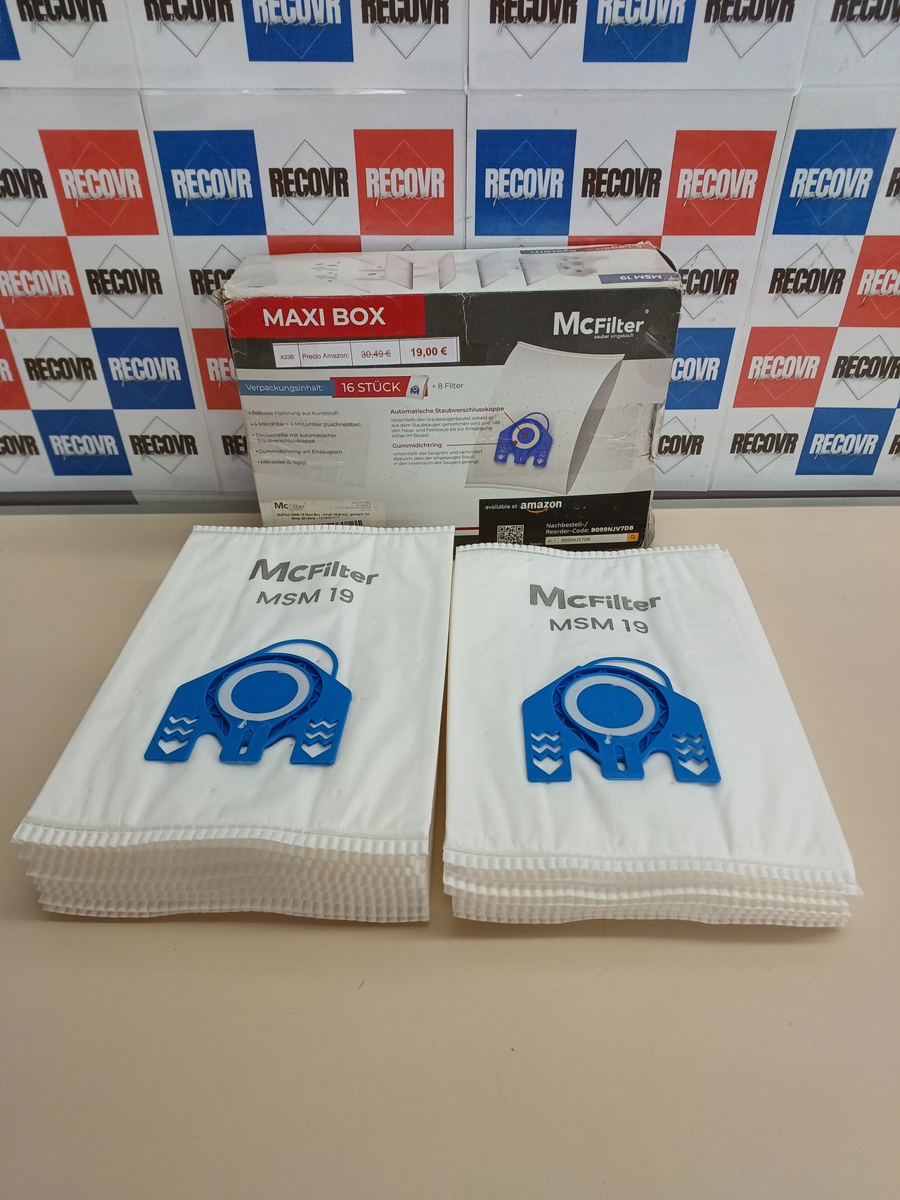Bolsas aspirador Miele GN con filtros 16 uds McFilter