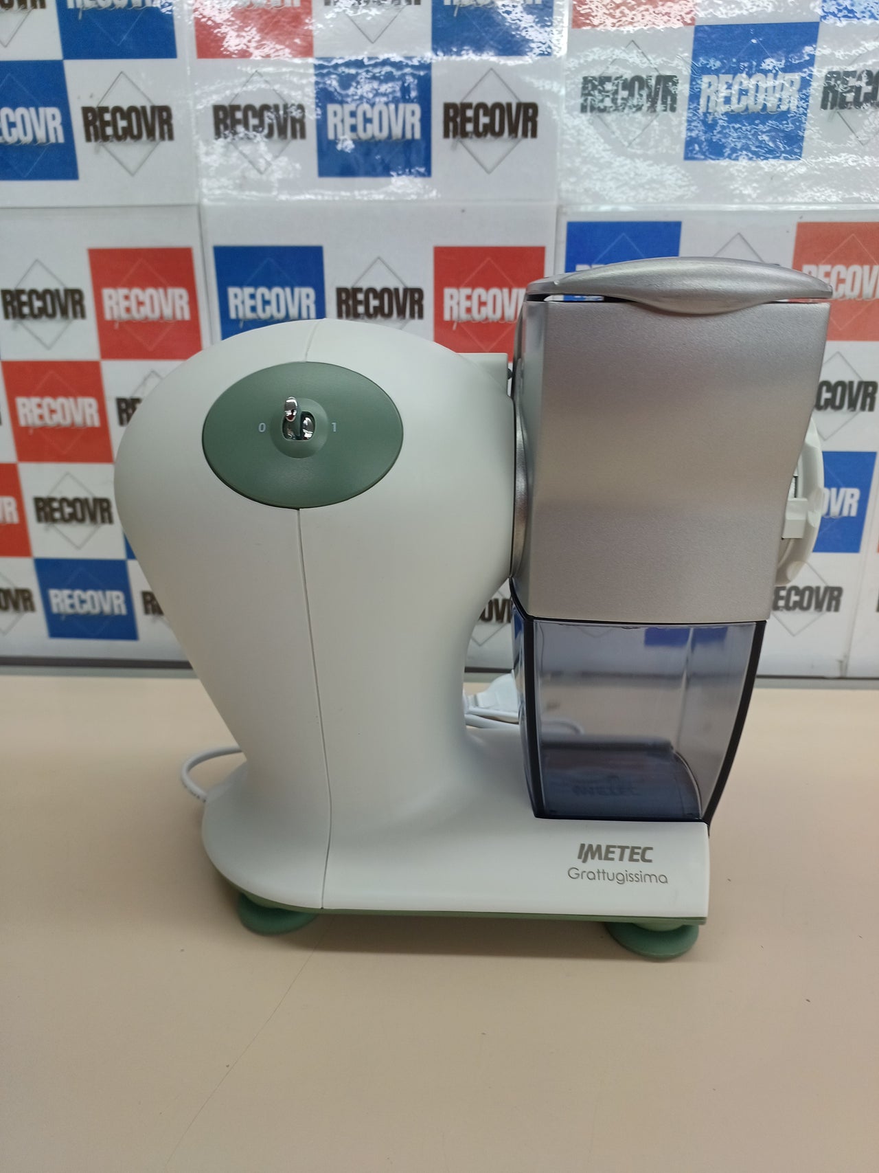 Rallador eléctrico inox 150W con recipiente Imetec