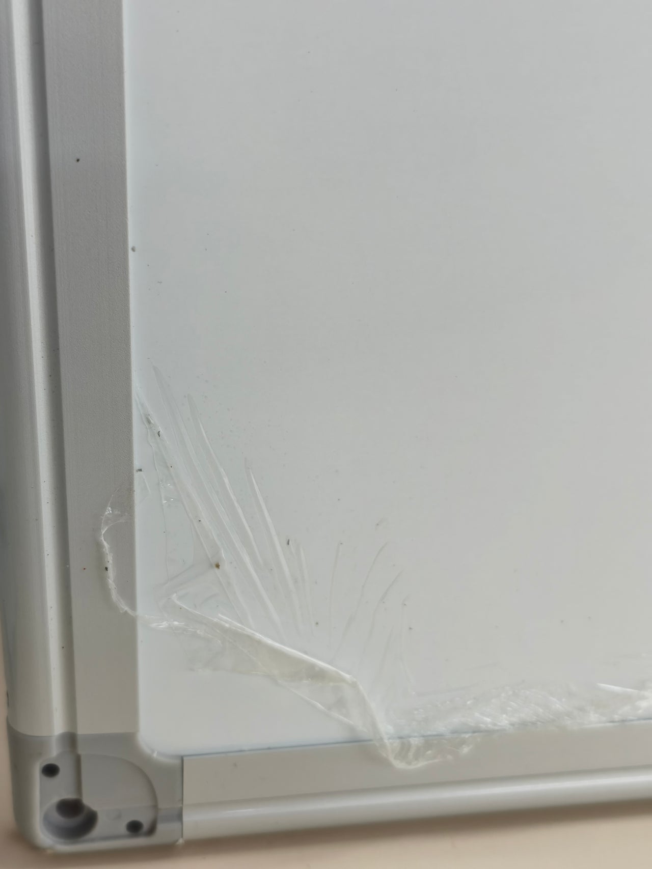 Pizarra magnética blanca Ofituria 200x100 cm con marco de aluminio
