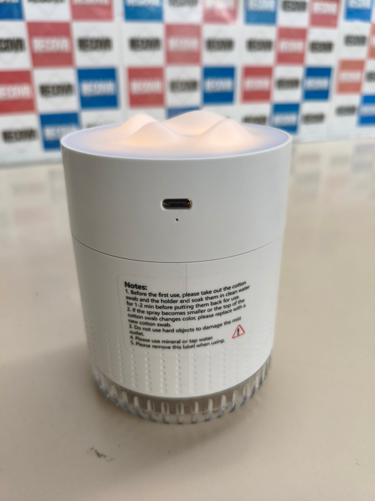 Humidificador con luz led
