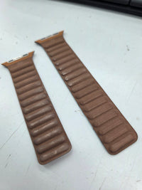 Apple Watch Band - Correa de eslabones magnética - 46 mm - Caramelo - Talla S/M