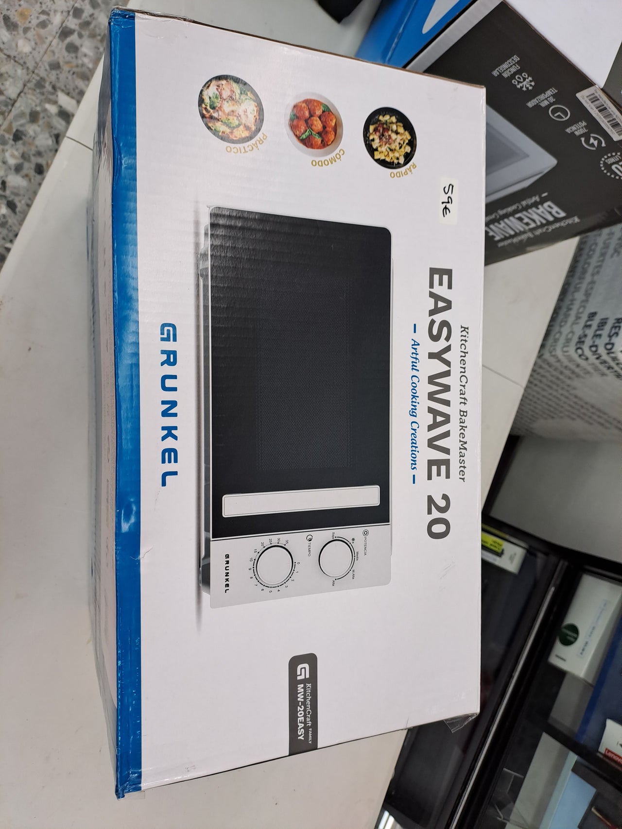 Microondas 20L 700W Blanco MW-20MG Grunkel