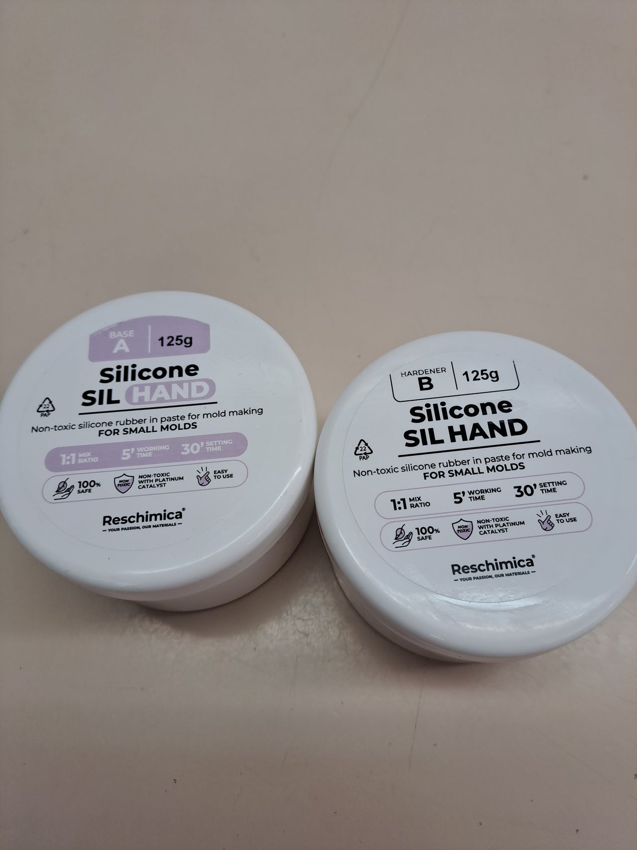 Silicona moldeable 1:1 250 g – SIL HAND