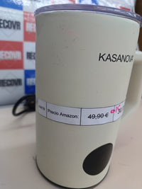 Espumador de Leche eléctrico, Acero Inoxidable KASANOVA HS009-N.