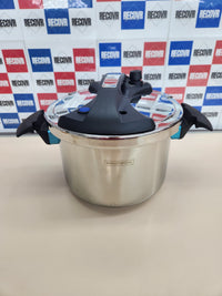 Olla a presión Royalty Line 8L 24cm acero inoxidable con tapa de seguridad y válvula limitadora RL-PS8L