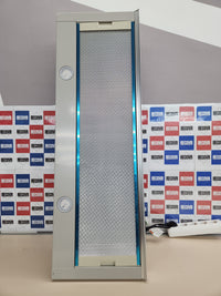 Cata Campana Extractora Telescópica TF 2003 DURALUM con 2 niveles de extracción Panel de Control Mecánico Motor Tangencial Extra Silencioso Filtros Lavables en Lavavajillas Ancho 60 cm Color Inox