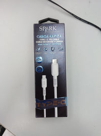 Cable de Carga Rápida, Tipo-C a PD, 40W, 1m de cable SPARK