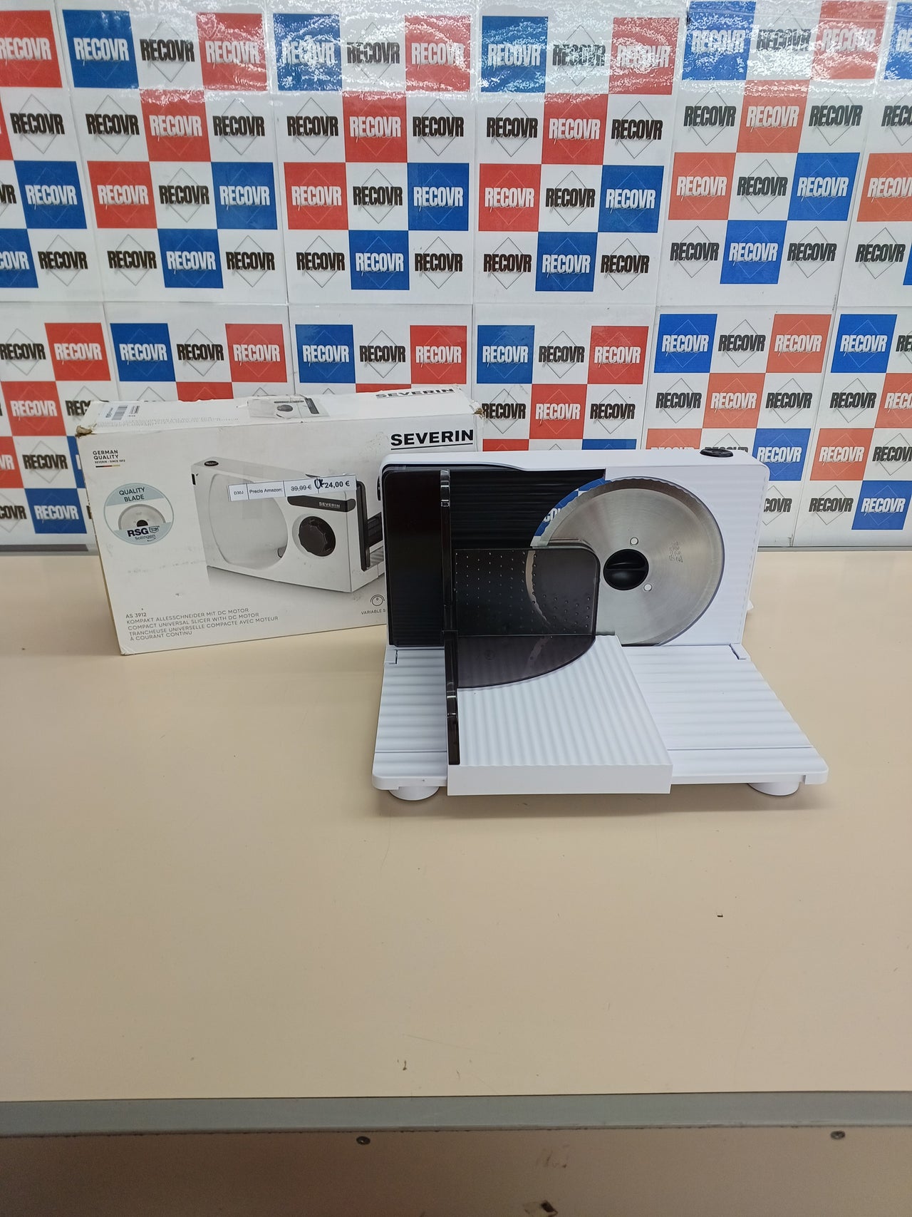 Cortafiambres eléctrico SEVERIN corte 0-15mm, 100 W