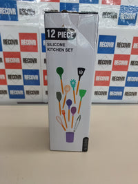 12 piezas set de Utensilios de Cocina de Silicona