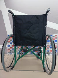 Mobiclinic®, Silla de ruedas, Autopropulsable, Plegable, Alcazaba, Asiento 46 cm, Sistema subebordillos, Reposabrazos acolchados, Reposapiés abatibles, Antipinchazos