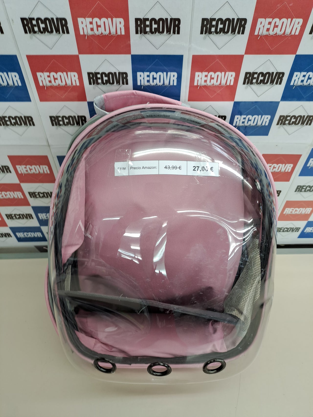 Mochila transportín gatos transparente ventilada – Petcute