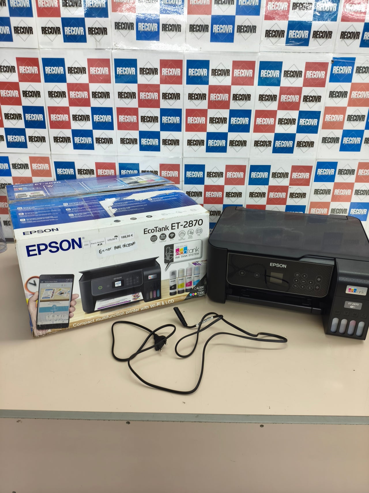 Impresora Epson EcoTank ET-2870 Wi-Fi multifunción