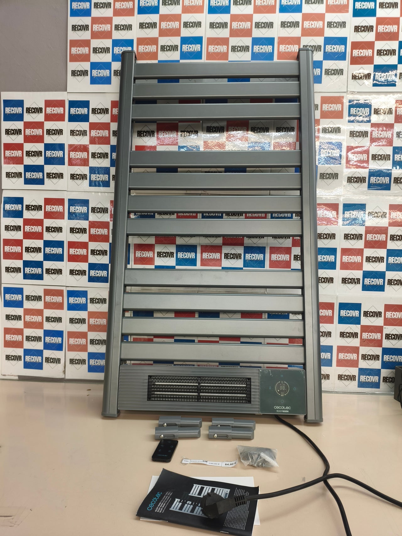 Cecotec Ready Warm 9770, toallero cerámico 2000W, IPX4