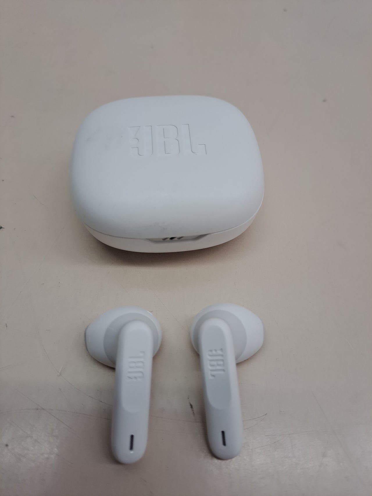 Auriculares JBL Wave Flex inalámbricos blancos