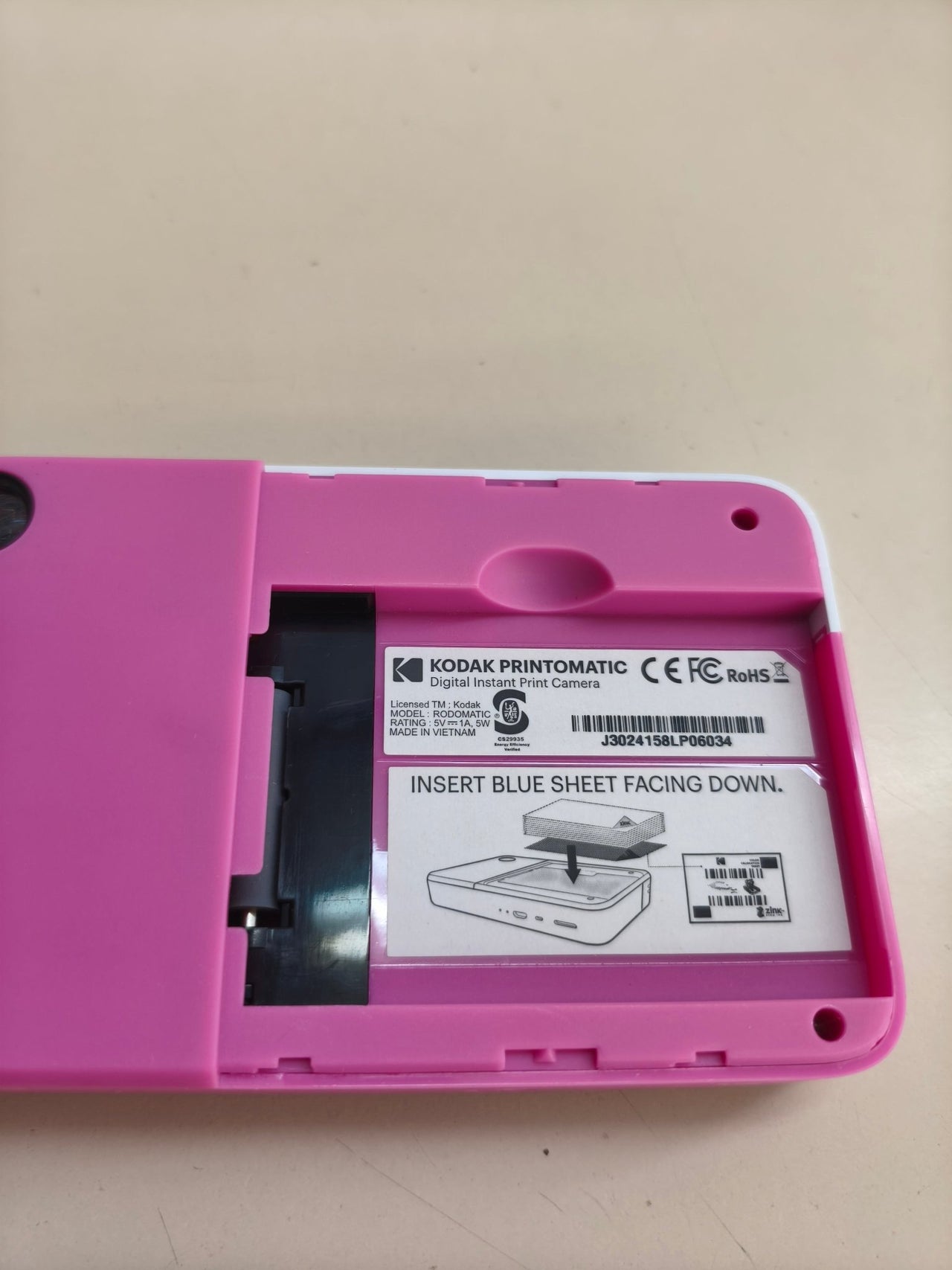 Cámara Kodak Printomatic Barbie