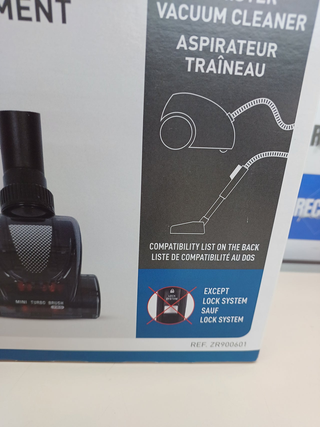 Mini cepillo turbo para aspirador Rowenta