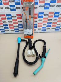 Bomba eléctrica portátil para gasolina con boquilla - Genérico
