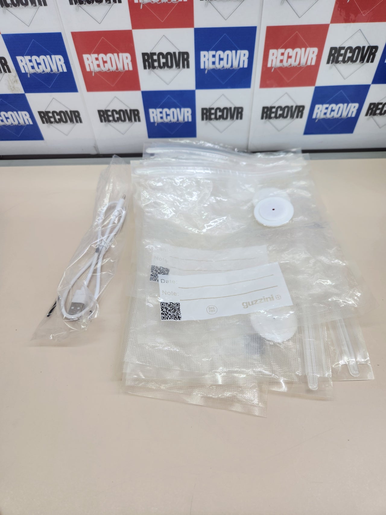 Recipiente 975 ml 20 x 20 x 10 cm para Vacío Guzzini  Blanco