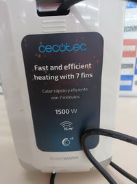 Radiador aceite 7 módulos 1500 W – Cecotec