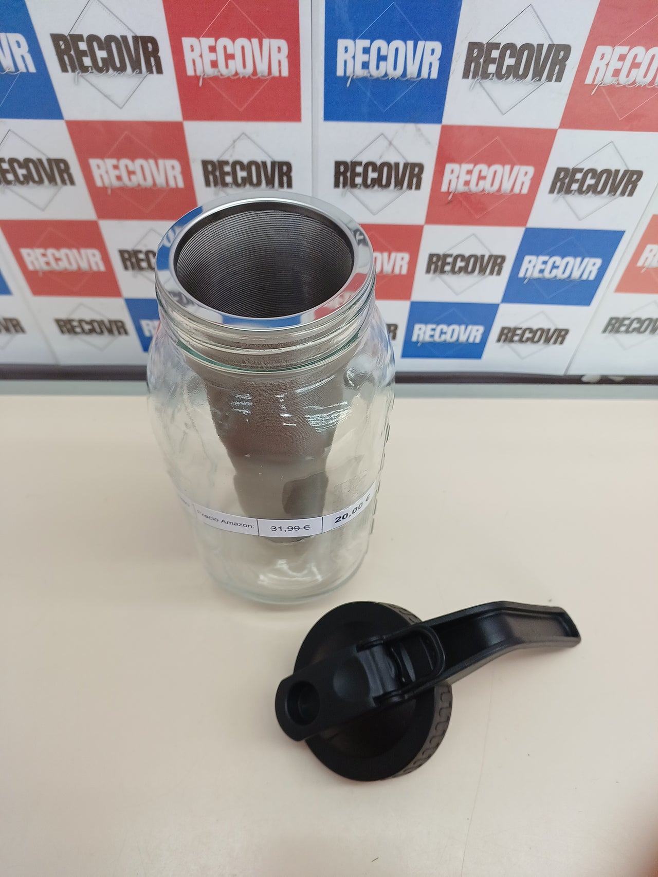 Cafetera cold brew 2 L con filtro acero
