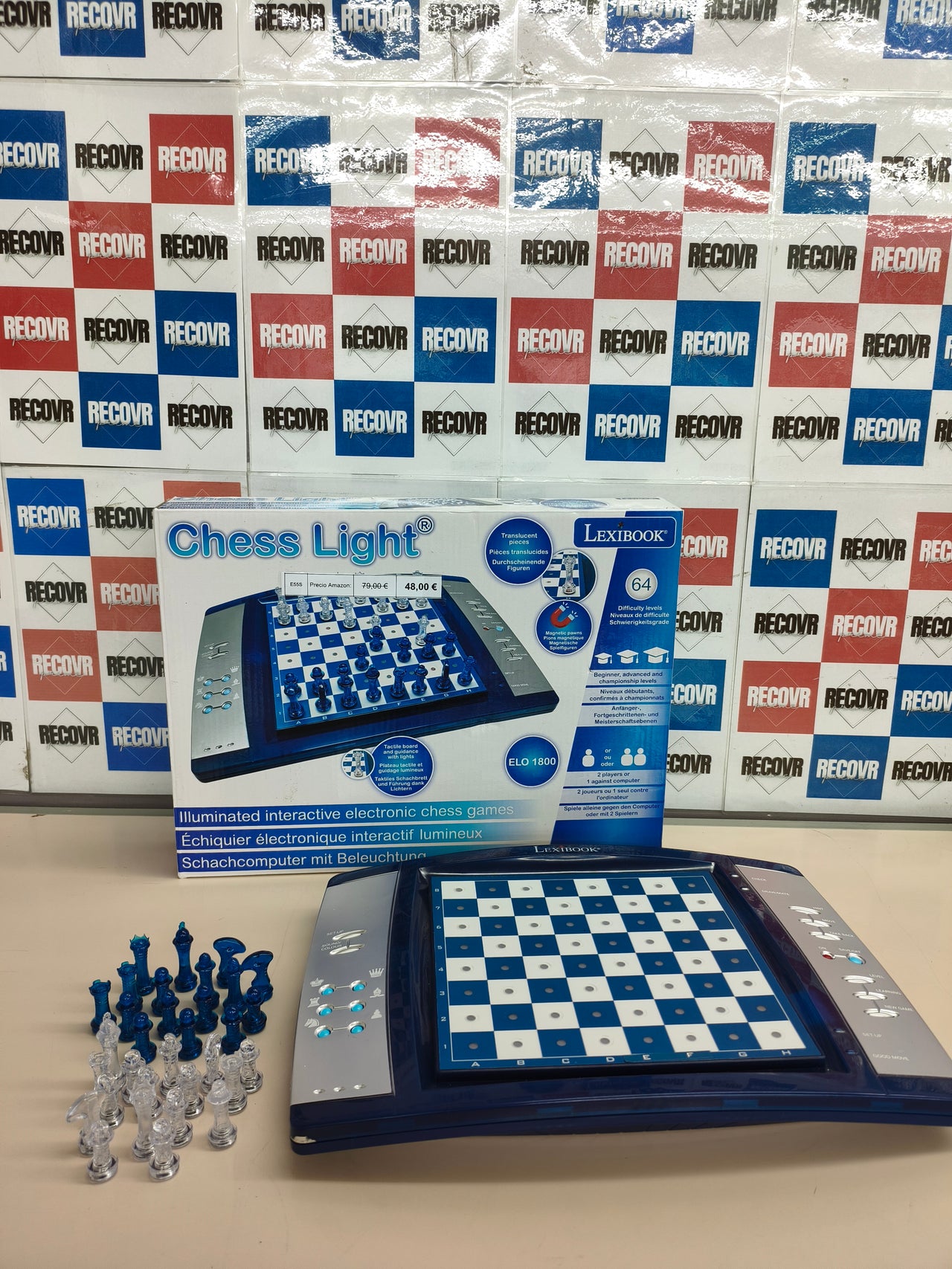 Ajedrez electrónico Lexibook ChessLight LCG3000 táctil