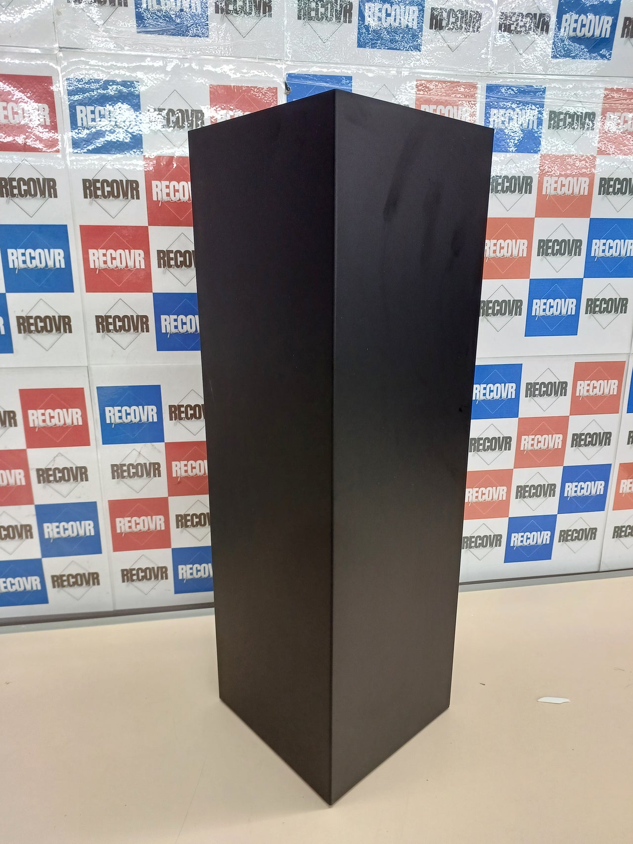 Paragüero metálico moderno negro 15.5x15.5x49 Neustein