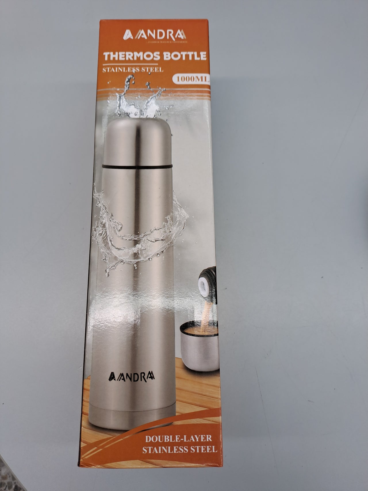 Termo termico AANDRA acero inoxidable 1000ml - A SSB006