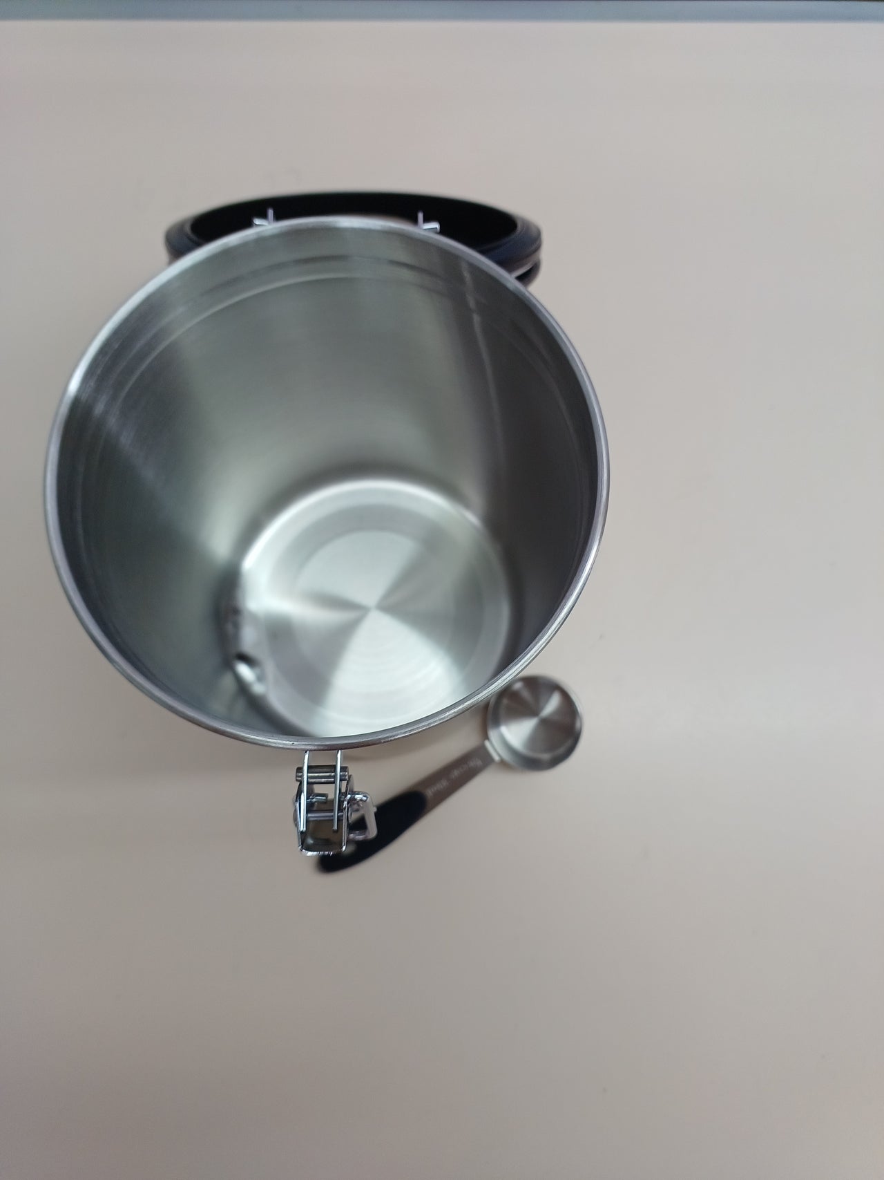 Lata de café de 1 kg, 2800 ml, con cuchara Shayson