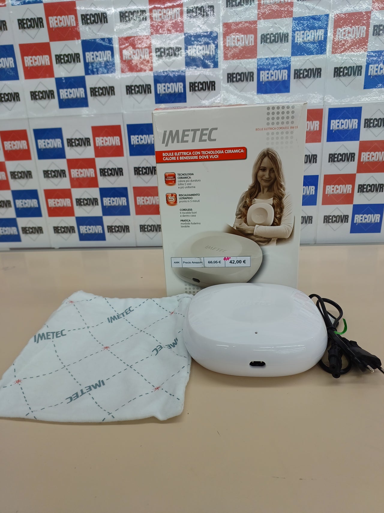 Bolsa Eléctrica Imetec BW03 Cerámica Inalámbrica