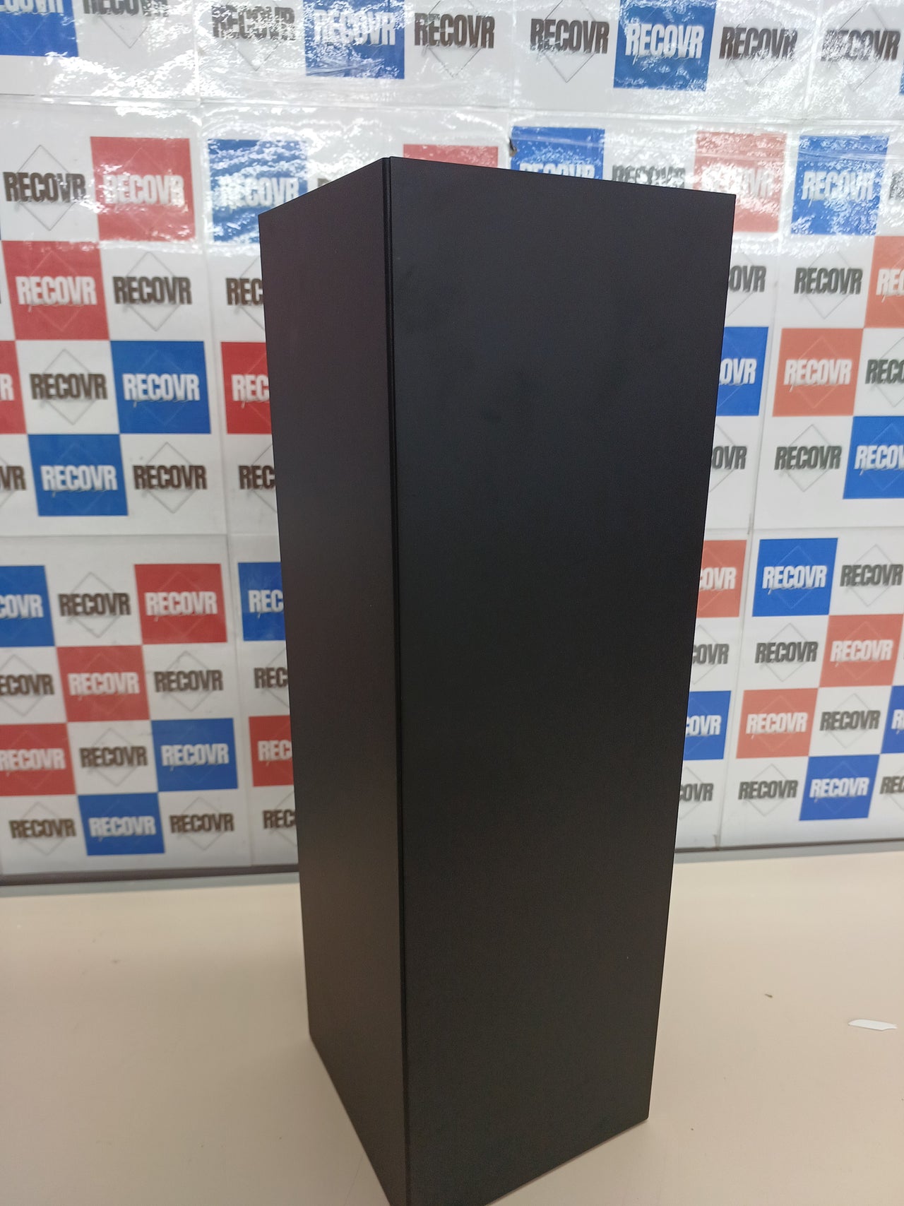Paragüero metálico moderno negro 15.5x15.5x49 Neustein