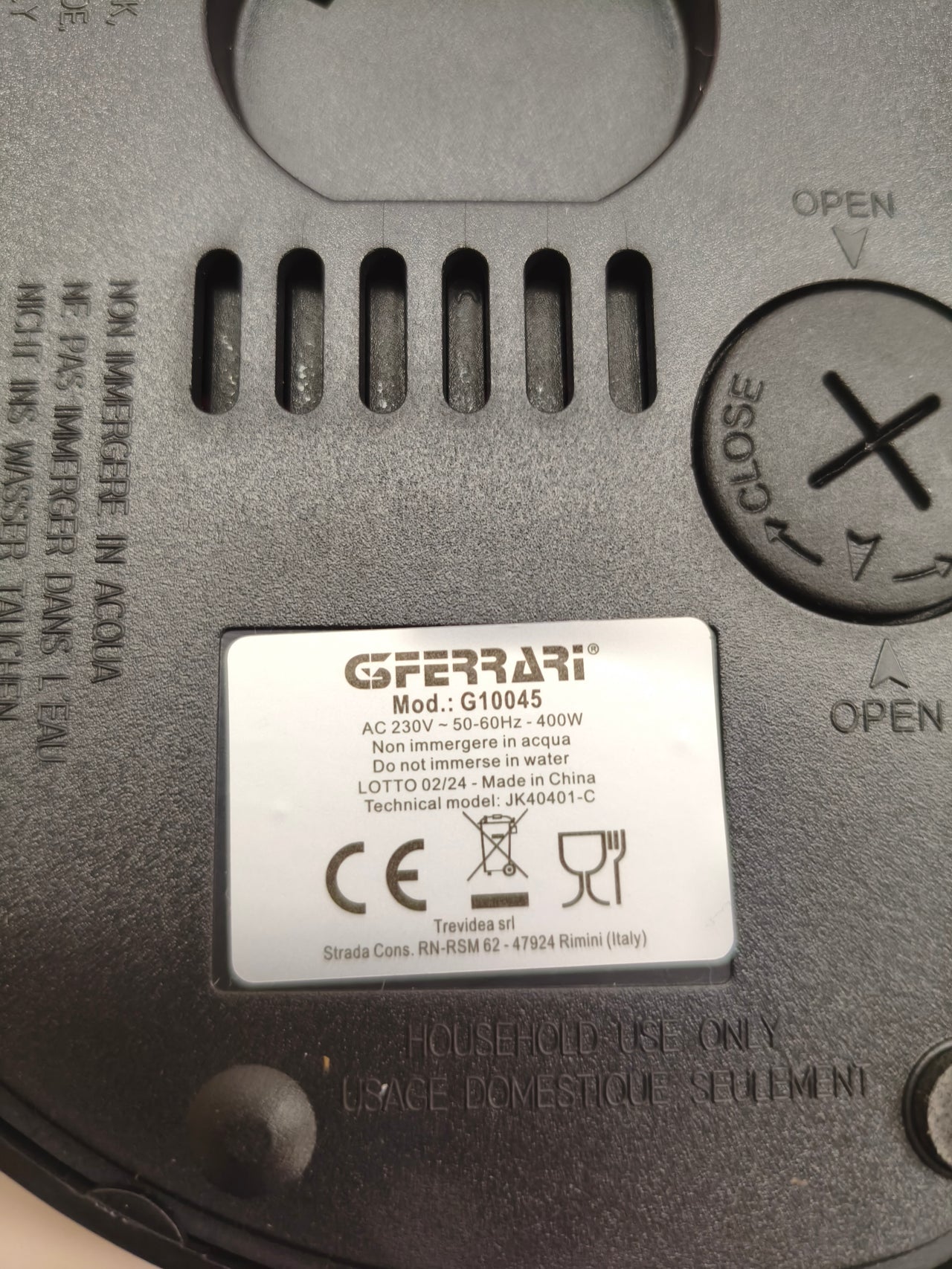Cafetera moka eléctrica programable para 3 tazas