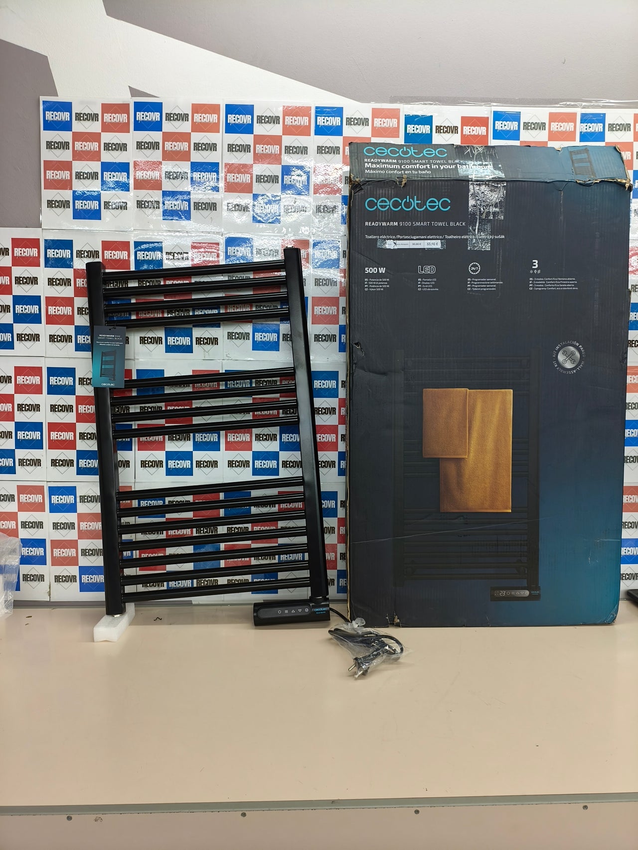 Radiador toallero eléctrico Cecotec ReadyWarm 9100