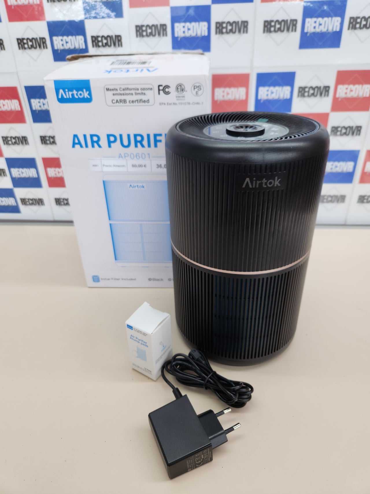 Purificador de aire con filtro HEPA