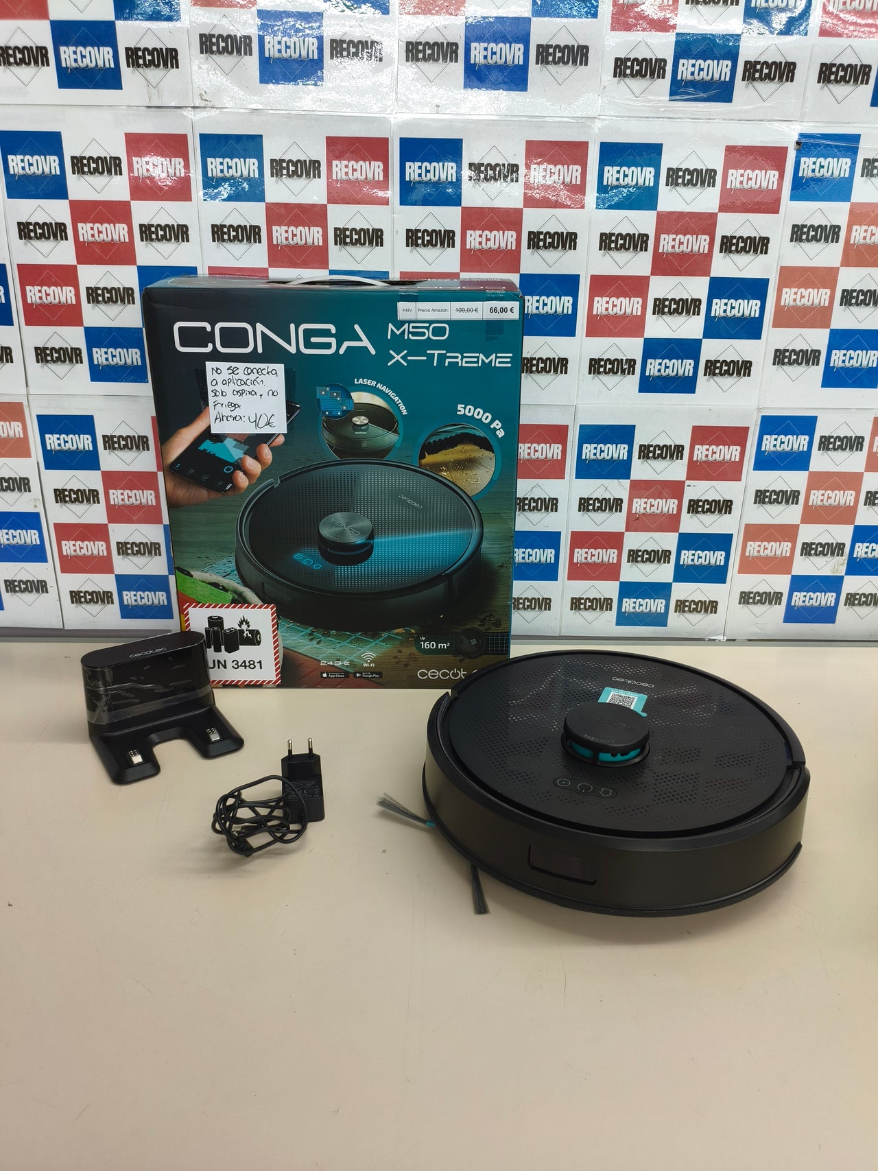 Cecotec Conga M50 X-Treme robot aspirador 5000 Pa