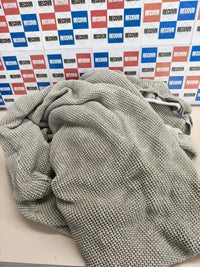 Funda elástica  gris claro jacquard algodón