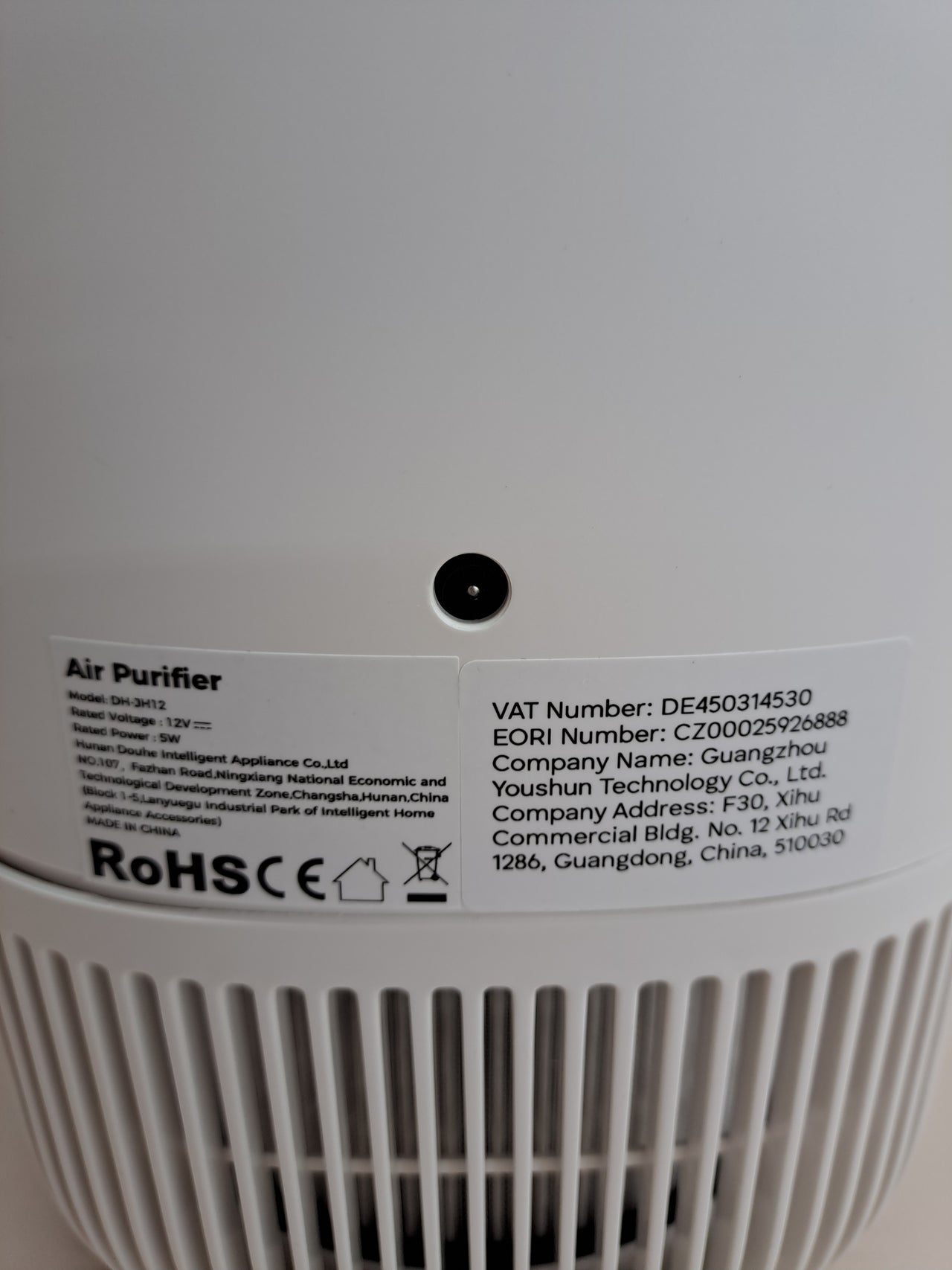 Purificador aire HEPA H13 5 W silencioso – Aroeve