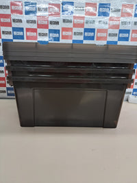 Cajas almacenamiento 35L apilables tapa 4ud SpaceXpert