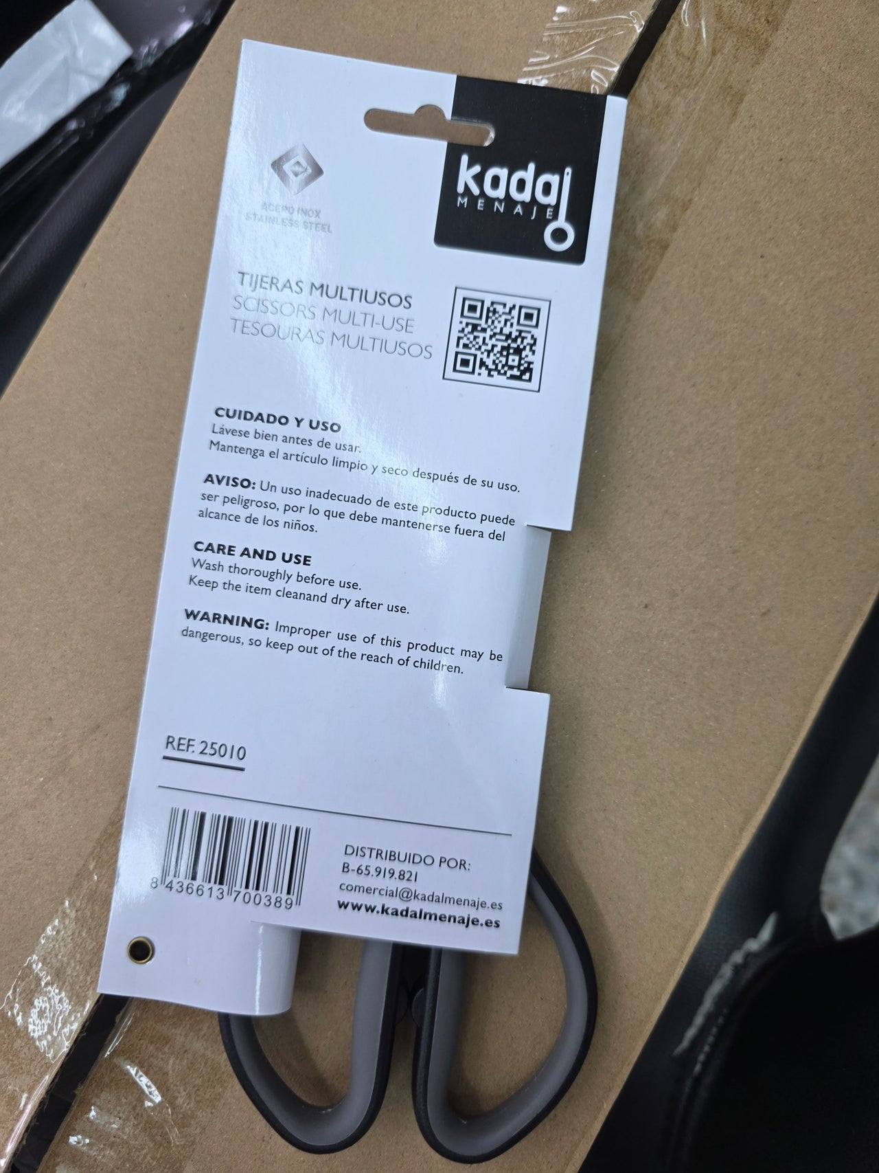 Tijeras multiusos - Acero Inox - Kadal - 25010