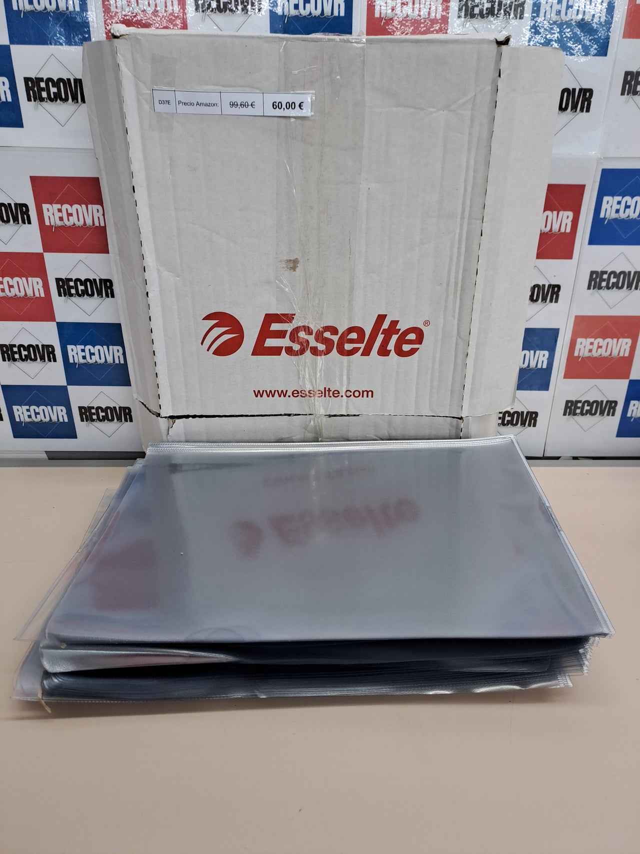 Dossiers uñero Esselte 180 micras 100 uds